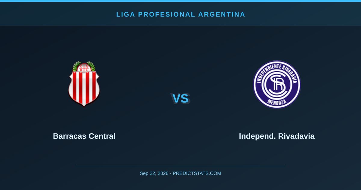 Barracas vs Independiente Rivadavia: Valor oculto en las cuotas