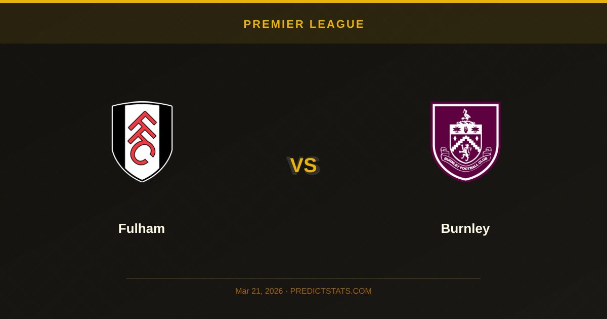Fulham vs Burnley: Taktyczna bitwa na Craven Cottage