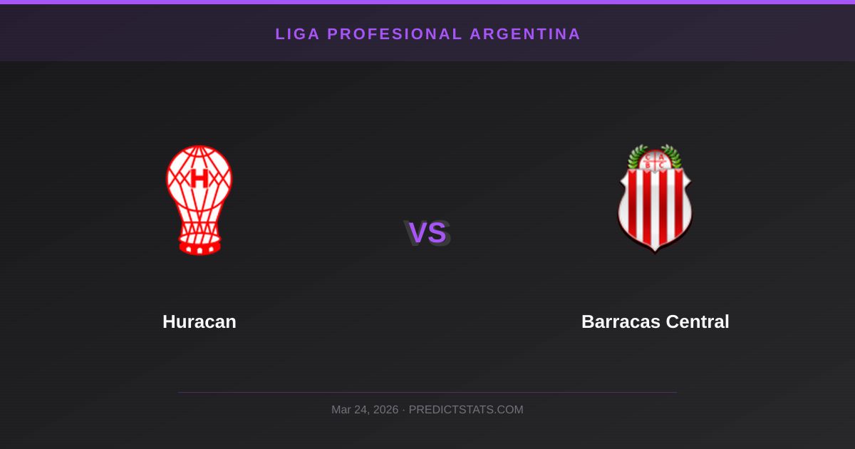 Huracan vs Barracas Central: Defensive Stalemate Predicted