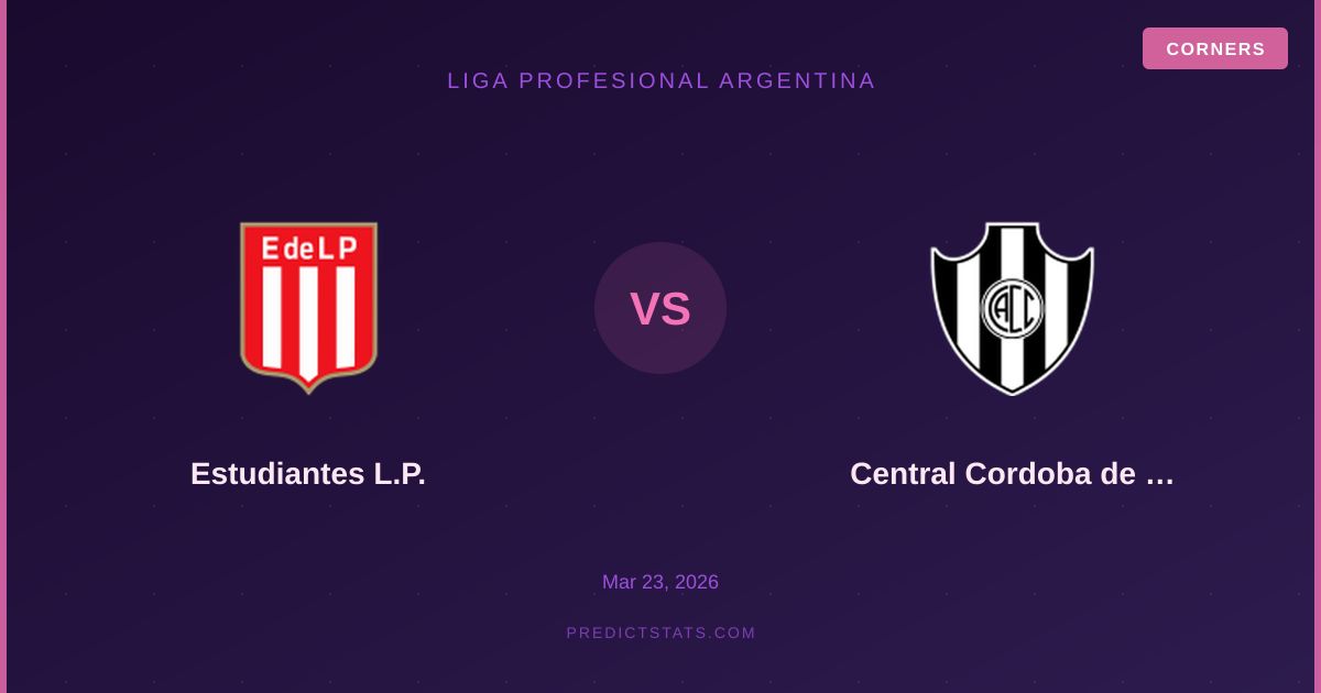 Estudiantes L.P. kontra Central Cordoba: Statystyczne starcie