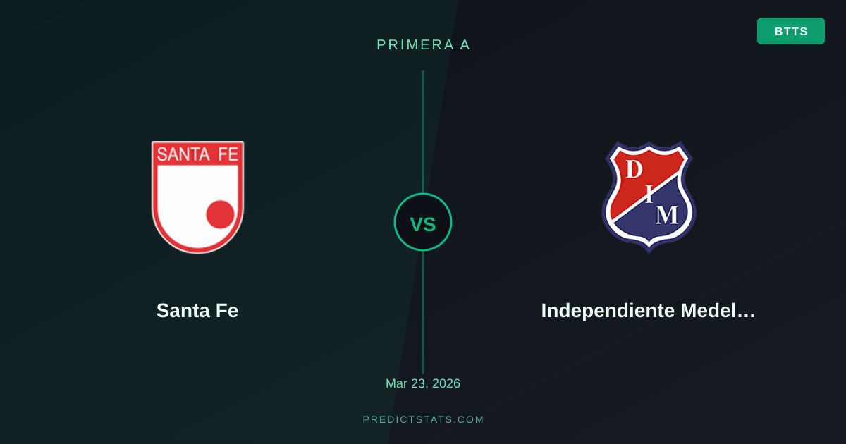 Santa Fe vs Independiente Medellin: Goals Galore in Mid-Table Duel
