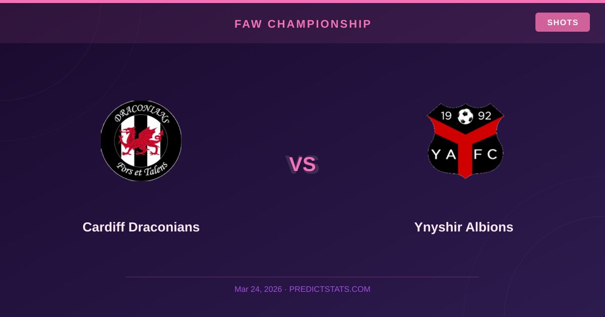 Cardiff Draconians vs Ynyshir Albions: Can Momentum Shift the Tide?