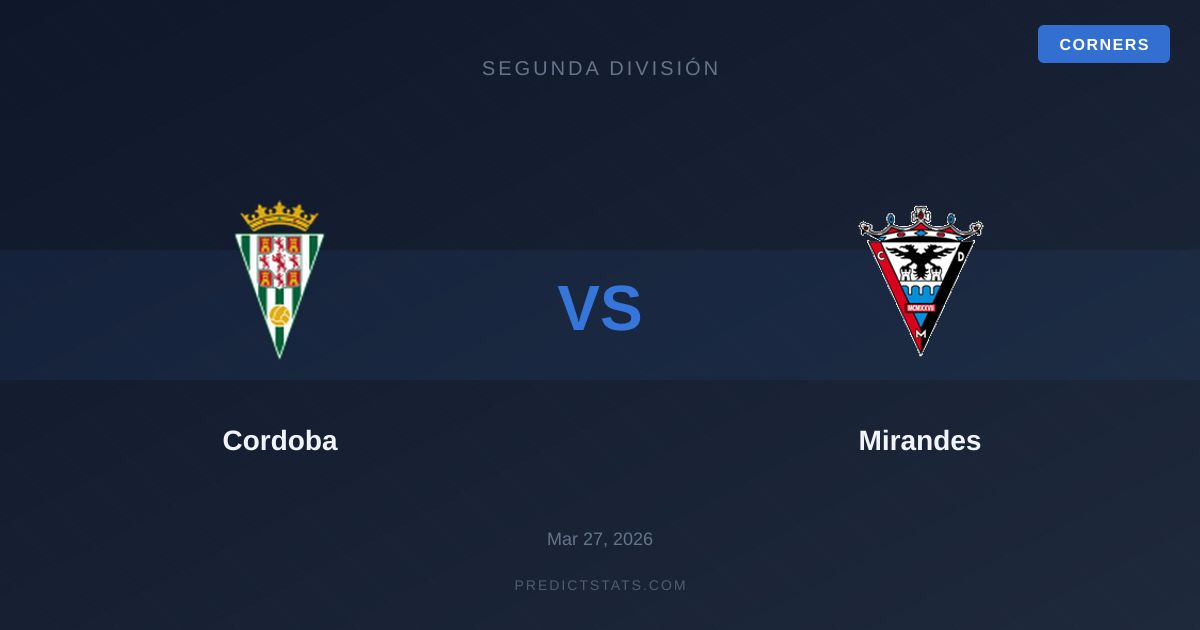 Tactical Preview: Cordoba vs Mirandes — Struggling Defenses and Value Bets
