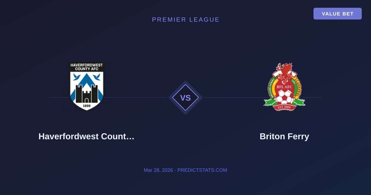 Haverfordwest County AFC vs Briton Ferry: Analiza Starcia Liderów