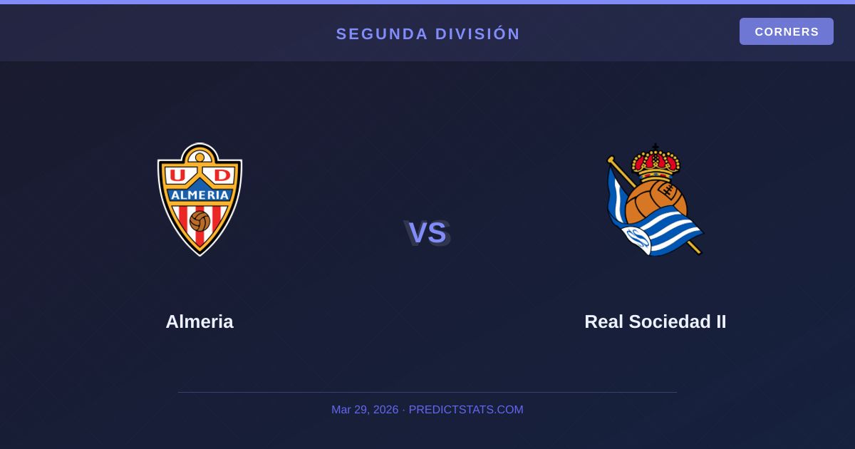 Almeria vs Real Sociedad II: A Battle of Current Form vs Historical Edge