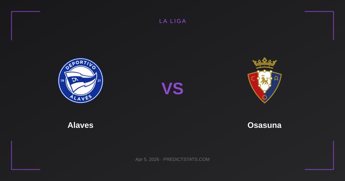 Alaves vs Osasuna: A Riveting La Liga Showdown