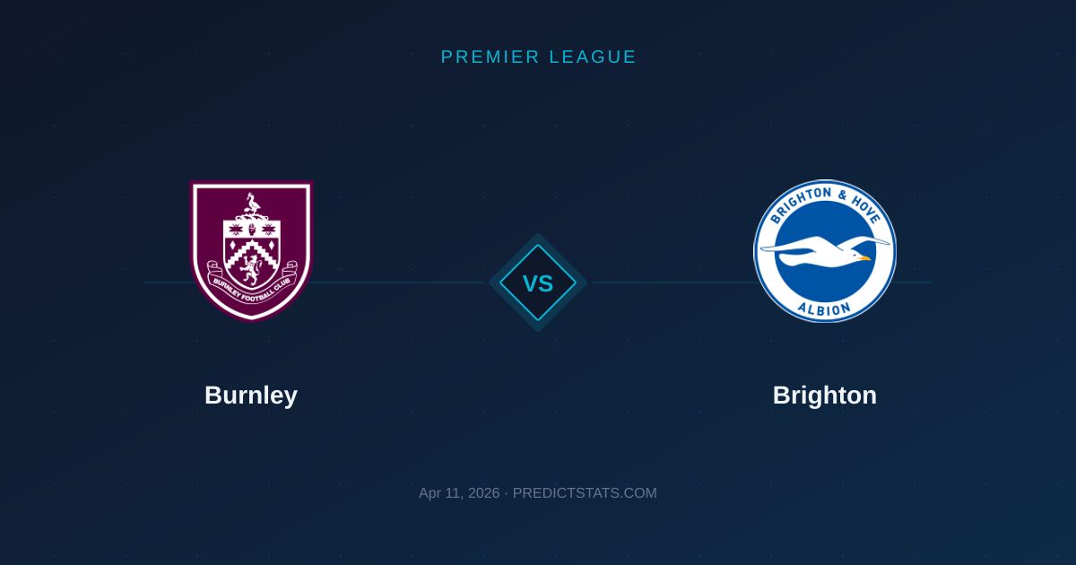 Burnley vs Brighton: Statystyczna analiza starcia na Turf Moor