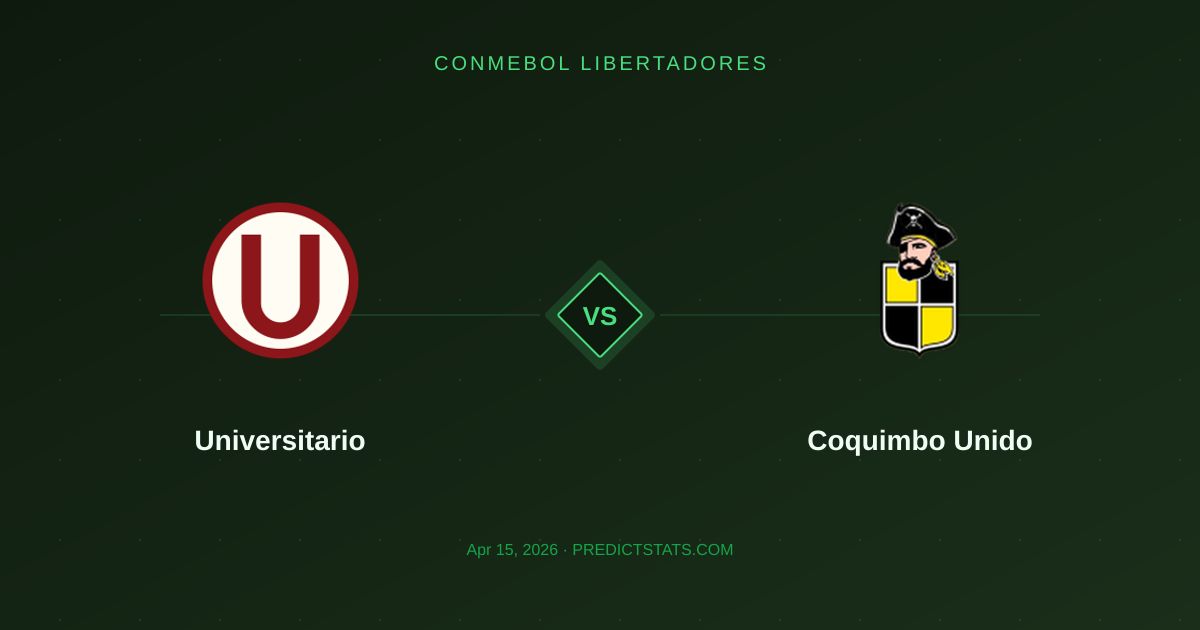 Universitario vs Coquimbo Unido: Czy liczby przemówią na korzyść gospodarzy?