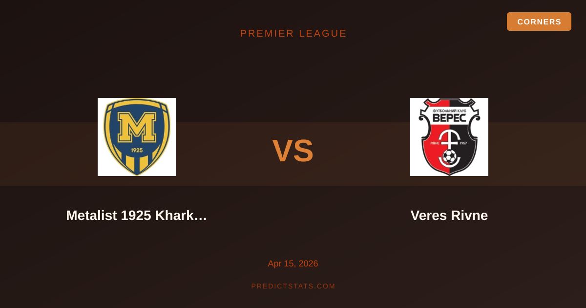 Metalist 1925 vs Veres: Stats Suggest a Tight Contest