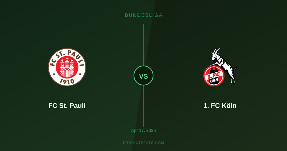 FC St. Pauli vs 1. FC Köln: Tactical Battle at Millerntor-Stadion