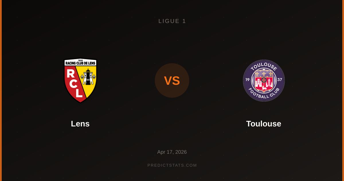 Lens vs Toulouse: Battle of Form vs Finesse in Ligue 1