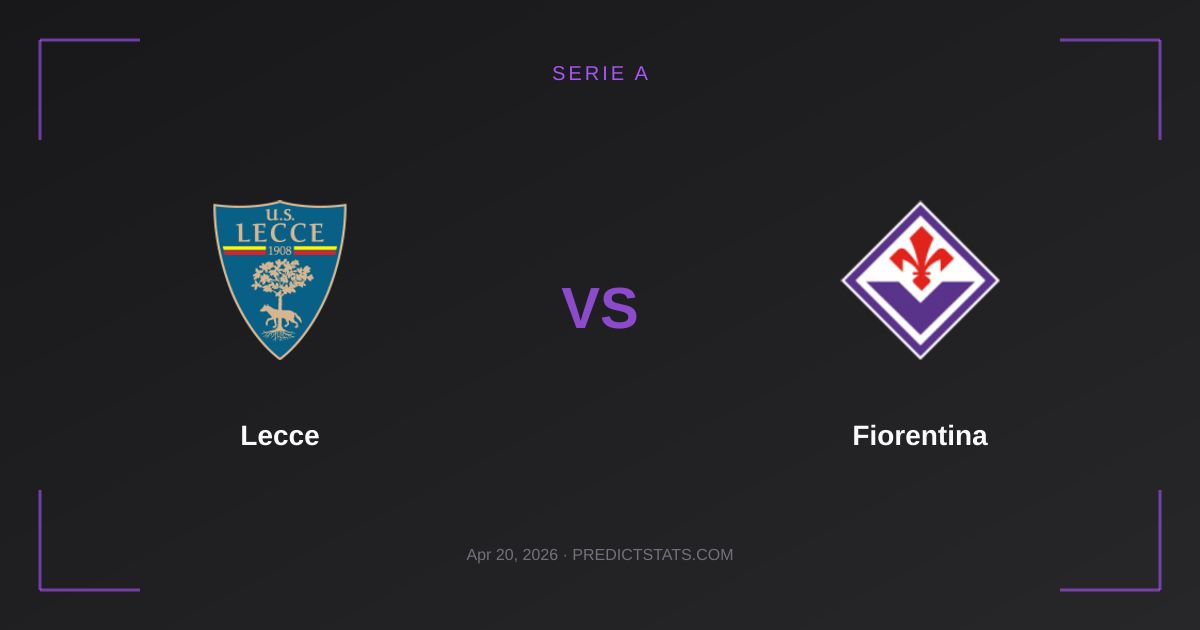 Lecce vs Fiorentina: Walka w dole tabeli Serie A