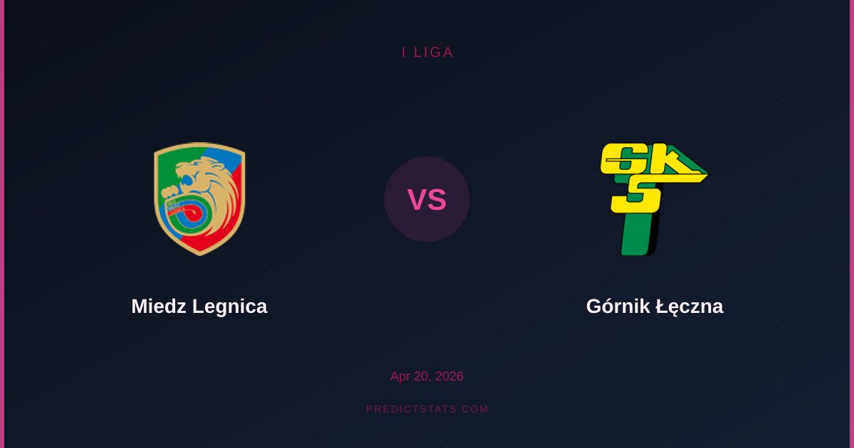 Miedz Legnica vs Górnik Łęczna: Form, Momentum & Predictions