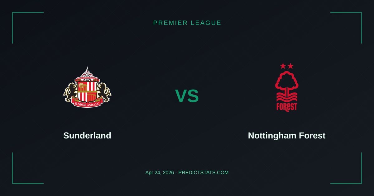 Sunderland vs Nottingham Forest: Walka o każdy punkt
