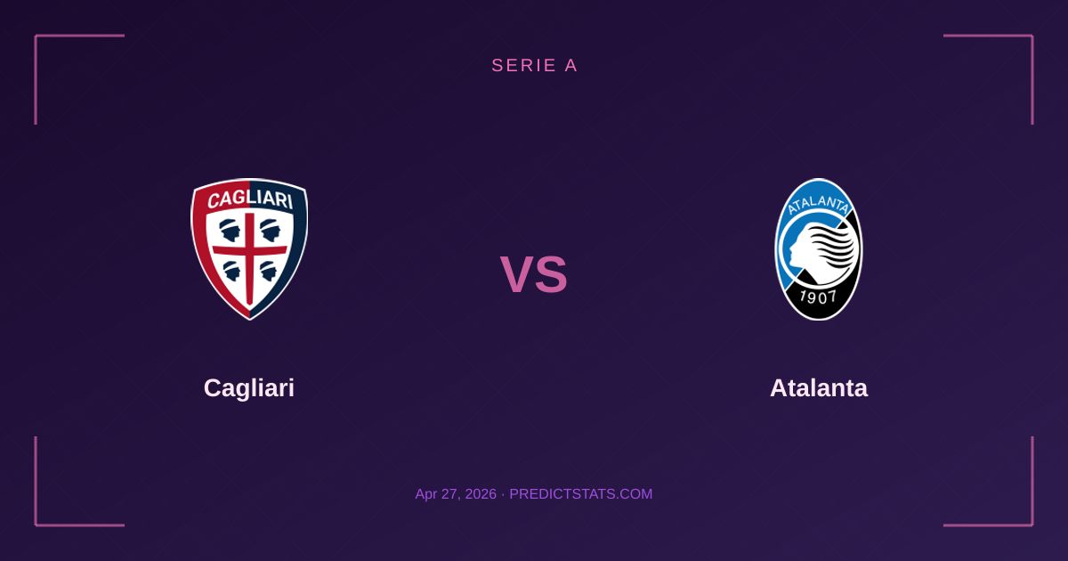 Cagliari kontra Atalanta: Walka o punkty w liczbach