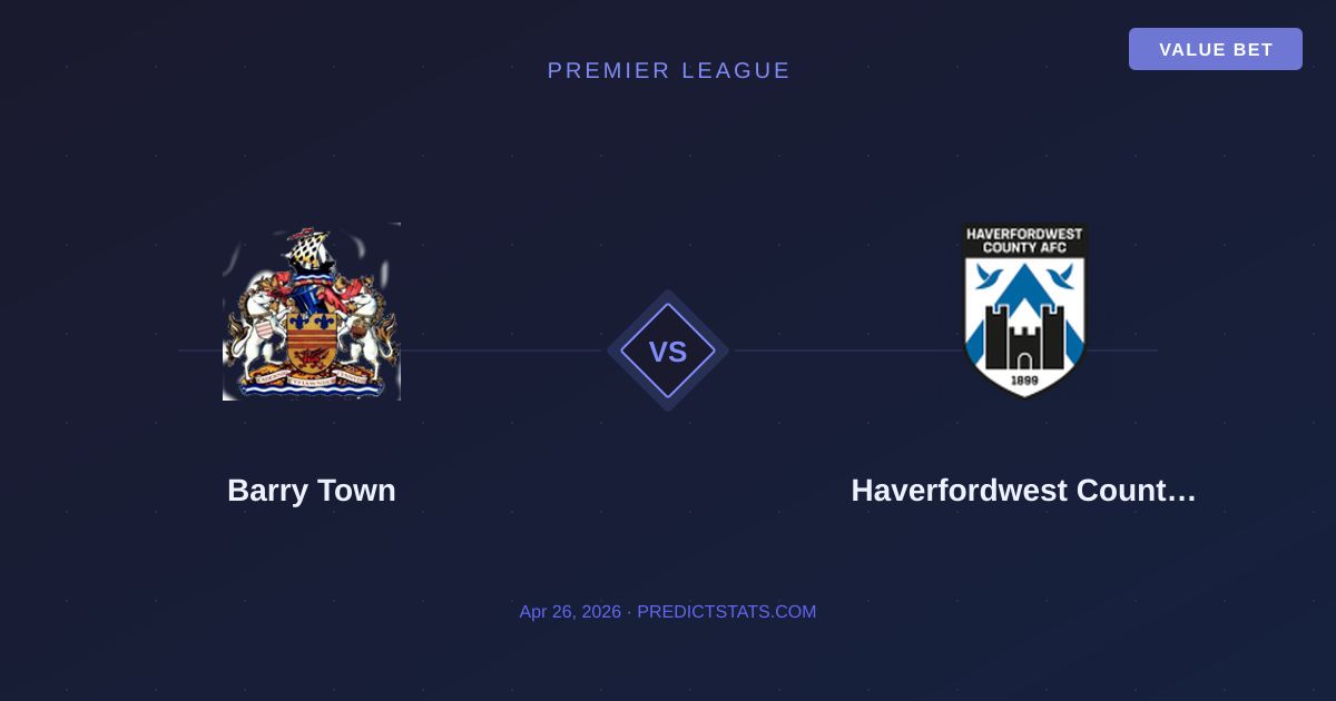 Barry Town vs Haverfordwest: Historia y Estadísticas Cruciales