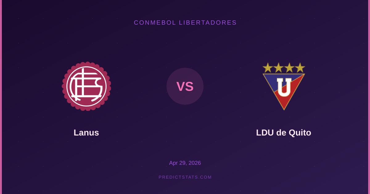 Lanus vs LDU Quito: Tactics, Trends, and Defensive Duels