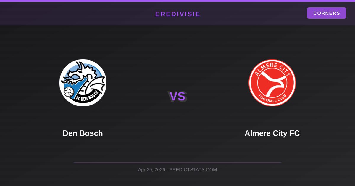 Den Bosch vs Almere City: Чи переверне історія форму?