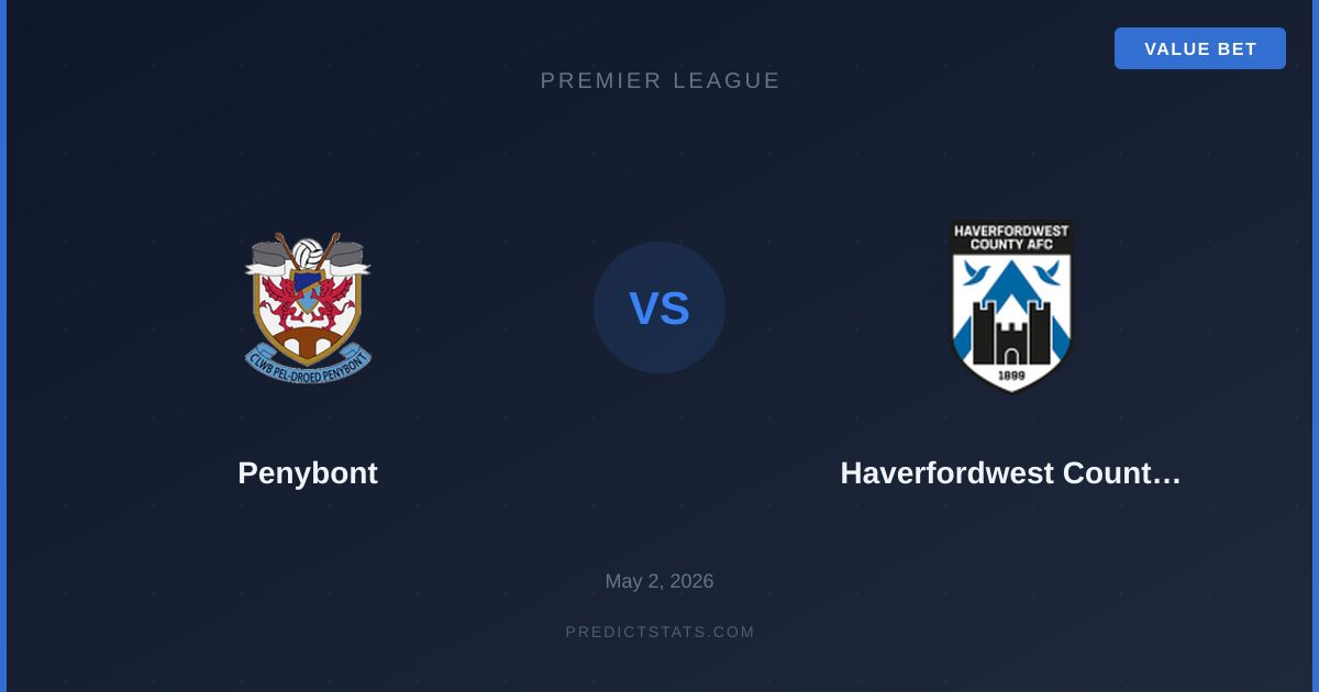 Penybont vs Haverfordwest County AFC: Un duelo clave lleno de cifras intrigantes