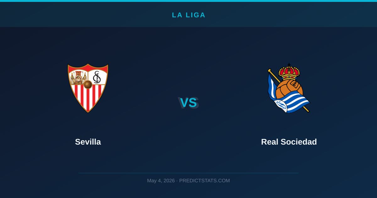 Sevilla vs Real Sociedad: Abstiegskampf trifft auf Mittelmaß