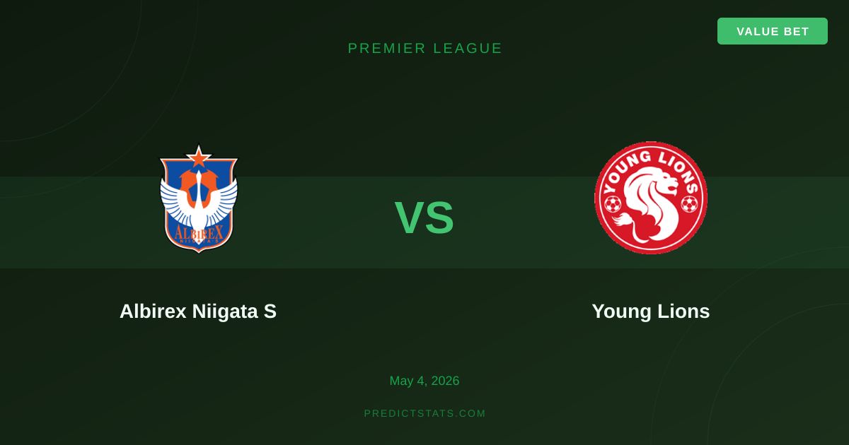Albirex Niigata S vs Young Lions: Choque de extremos en la Premier League