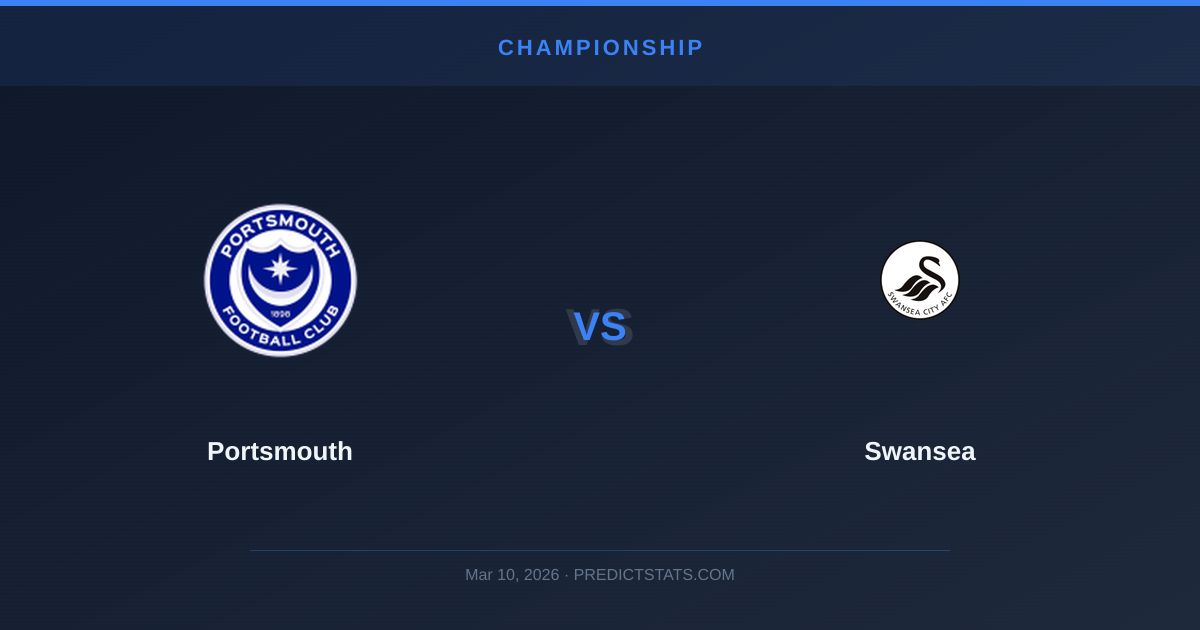 Portsmouth vs Swansea: Market Overlooks Corner Frenzy