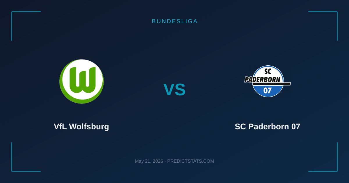 VfL Wolfsburg vs SC Paderborn: A Battle of Survival and Stats