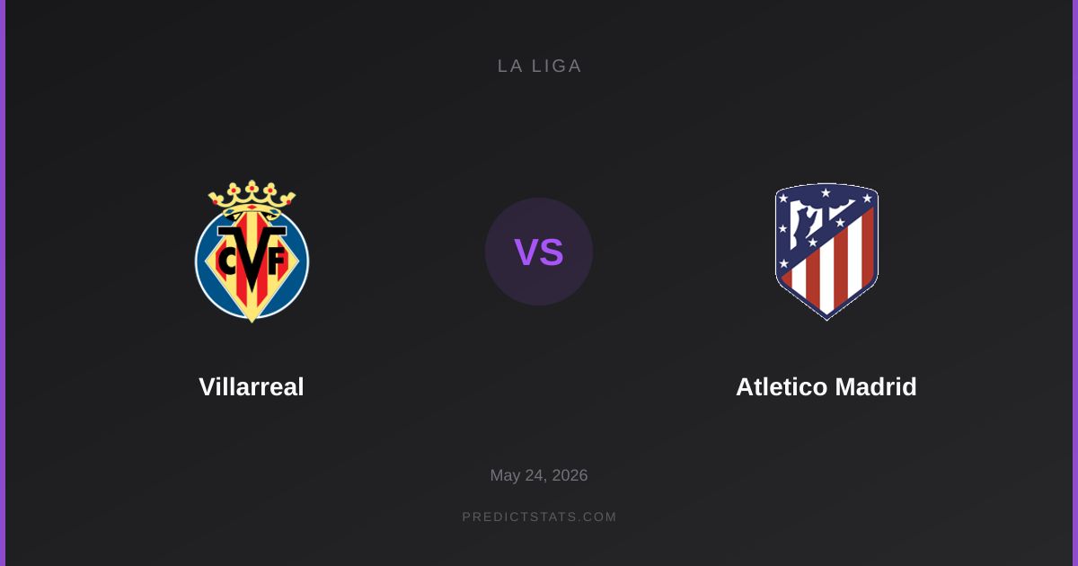 Villarreal vs Atletico: Who Will Seize Third in La Liga?