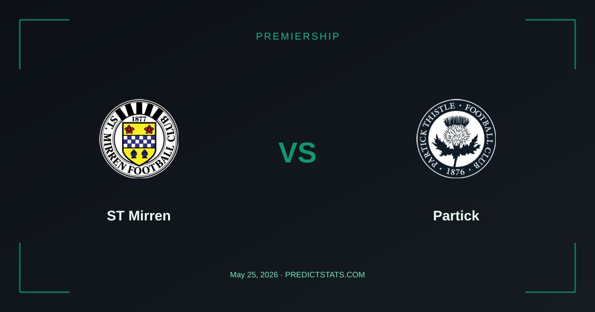 ST Mirren vs Partick: Historical Edge Under Scrutiny in Relegation Battle