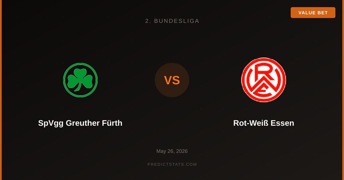 SpVgg Greuther Fürth vs Rot-Weiß Essen: ¿Quién se llevará el duelo crucial?